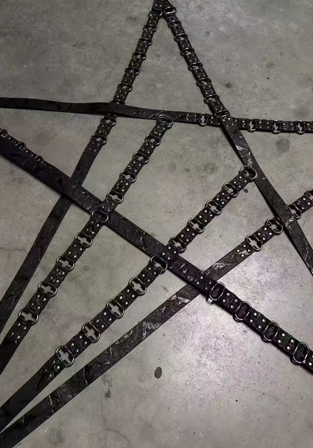 Disark│Crinkled Textured Sheepskin Belt - PSYLOS 1, Disark│Crinkled Textured Sheepskin Belt, Belt, Disark, PSYLOS 1